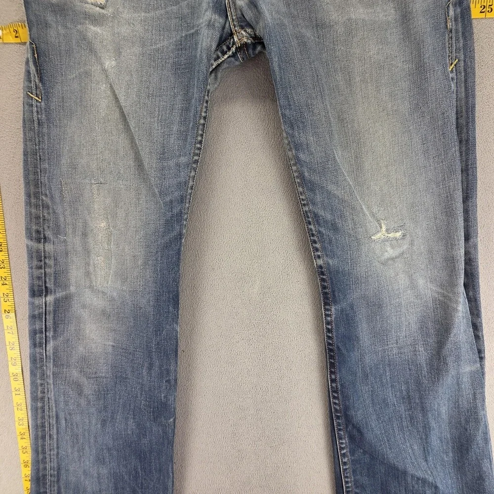 Vintage Levis Engineered Jeans Mens 33x34 Blue Star Honeycomb Zip Fly